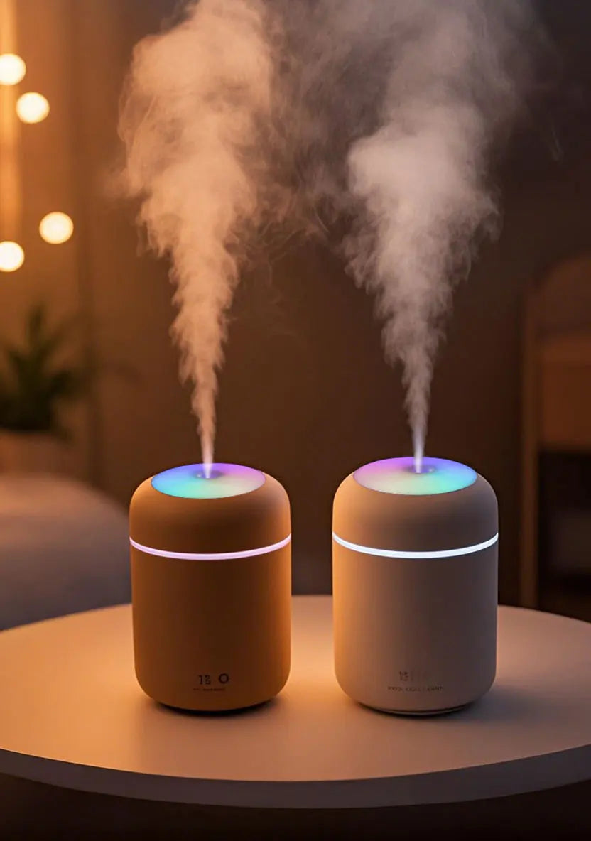 300ml Aromatherapy Diffuser – 7-Color LED Humidifier