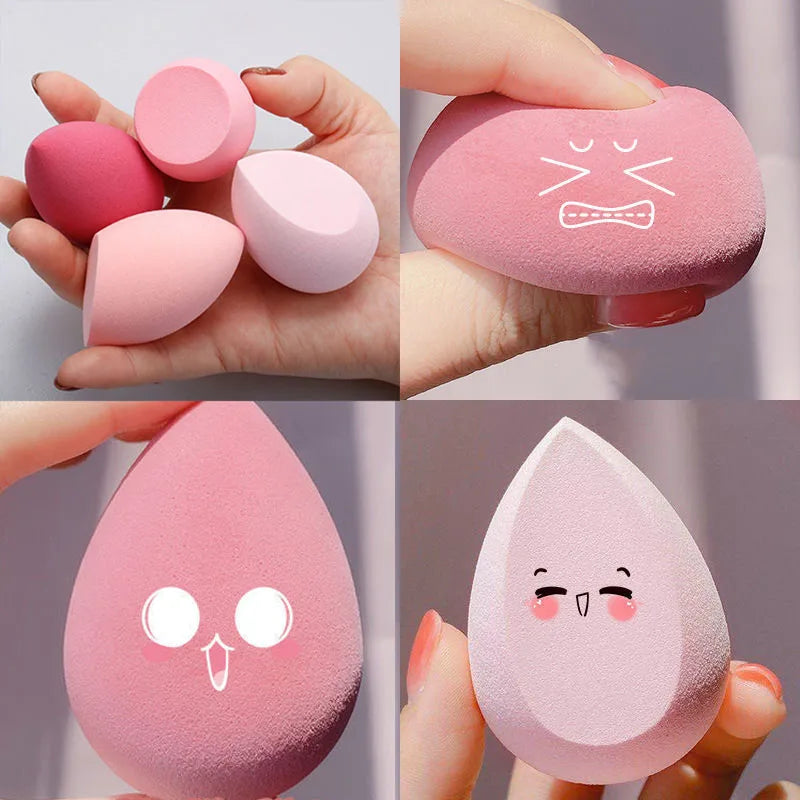 4PCS Makeup Sponge Set – Dry & Wet Dual-Use Beauty Blender Puffs