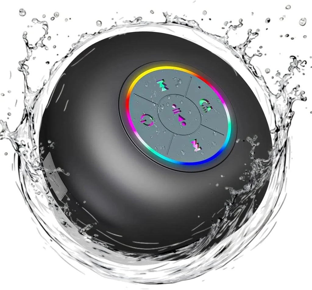 Waterproof Bluetooth Shower Speaker – Portable Mini with Suction Cup