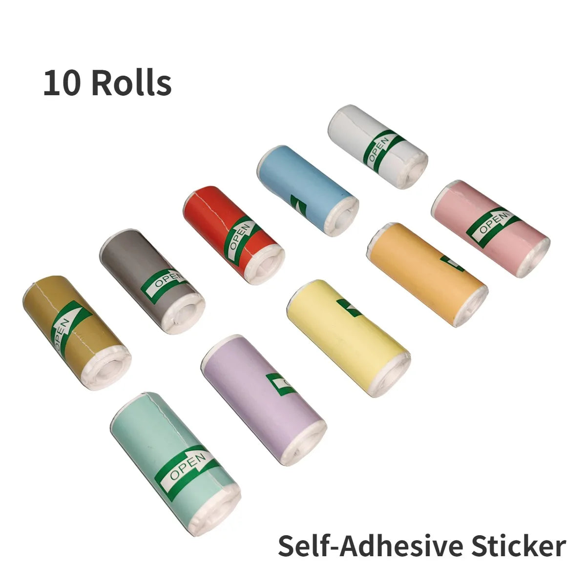 Mini Printer Thermal Sticker Paper 25x57mm