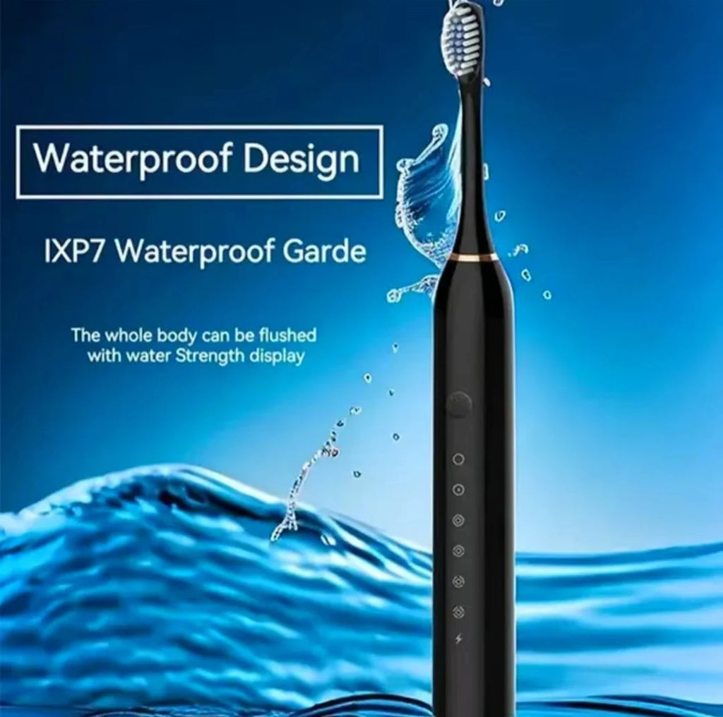 Sonic Electric Toothbrush with 3 Brush Heads