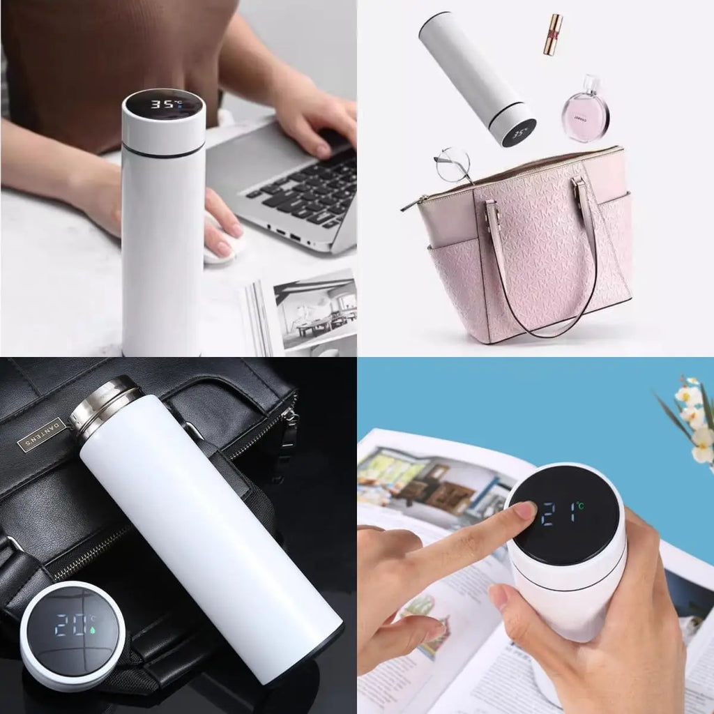 500ML Smart Temperature Display Thermos – Stainless Steel Vacuum Cup