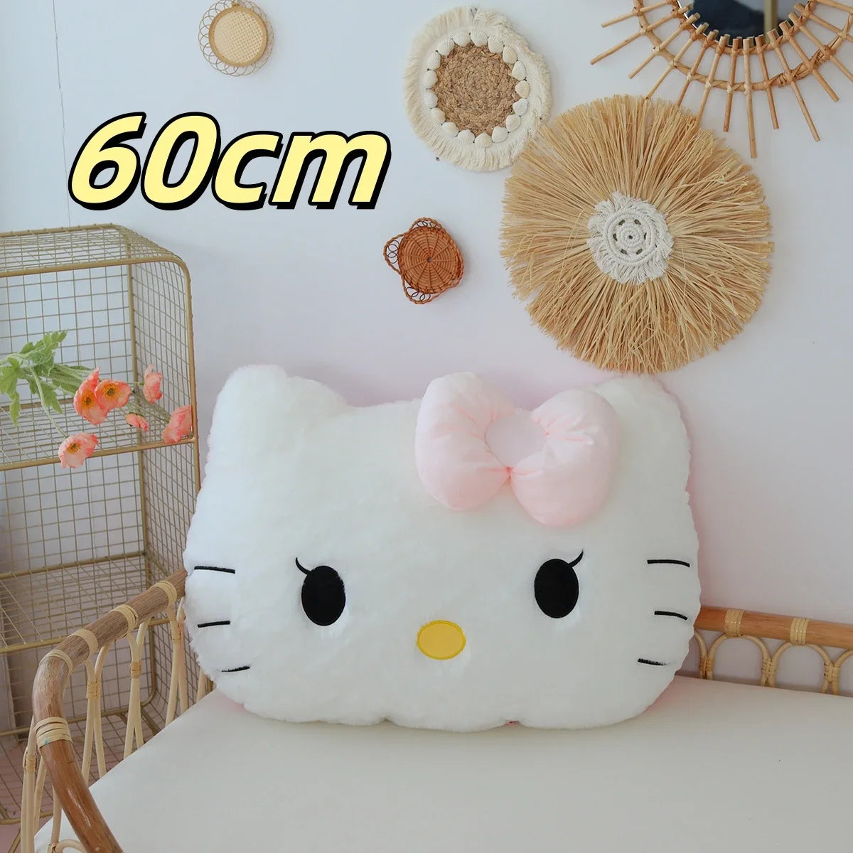 Sanrio Cute Plush Character Hug Pillow – Soft Back Cushion