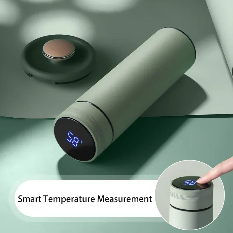 500ML Smart Temperature Display Thermos – Stainless Steel Vacuum Cup