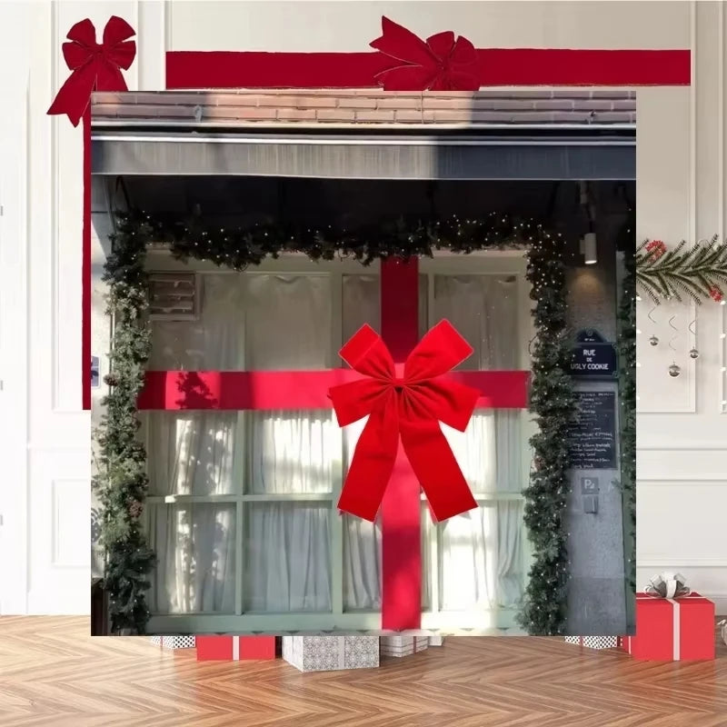 40cm Red Silk Decorative Bow