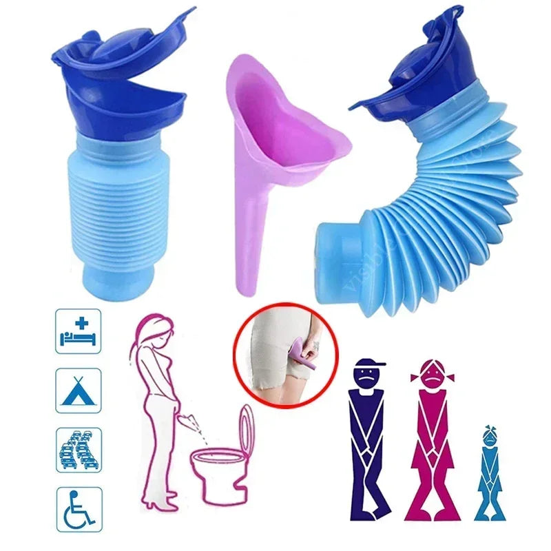 Portable Retractable Car Urinal – Travel & Emergency Use