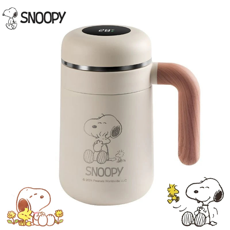 Cute Snoopy Cartoon Thermos Cup – Creative Insulated Travel Mug