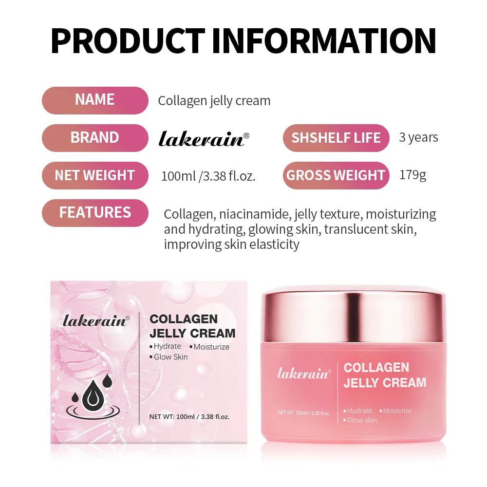 Collagen Jelly Moisturizing Cream – Niacinamide Firming & Hydrating Gel