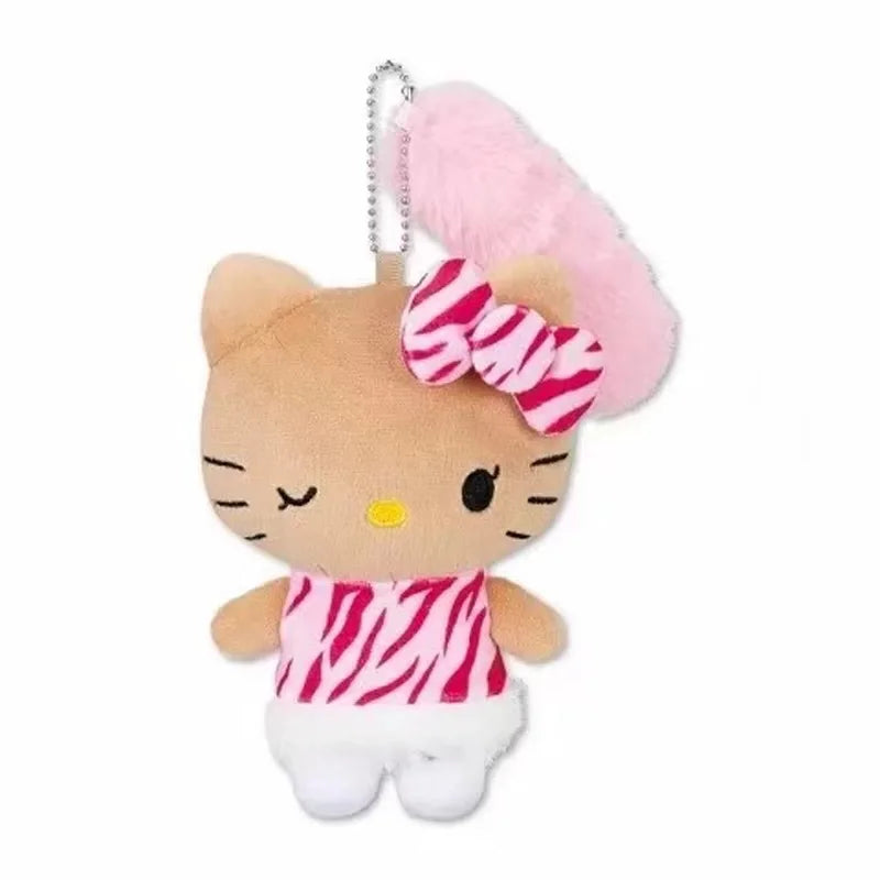 Hello Kitty Y2K Leopard Plush Bag Charm