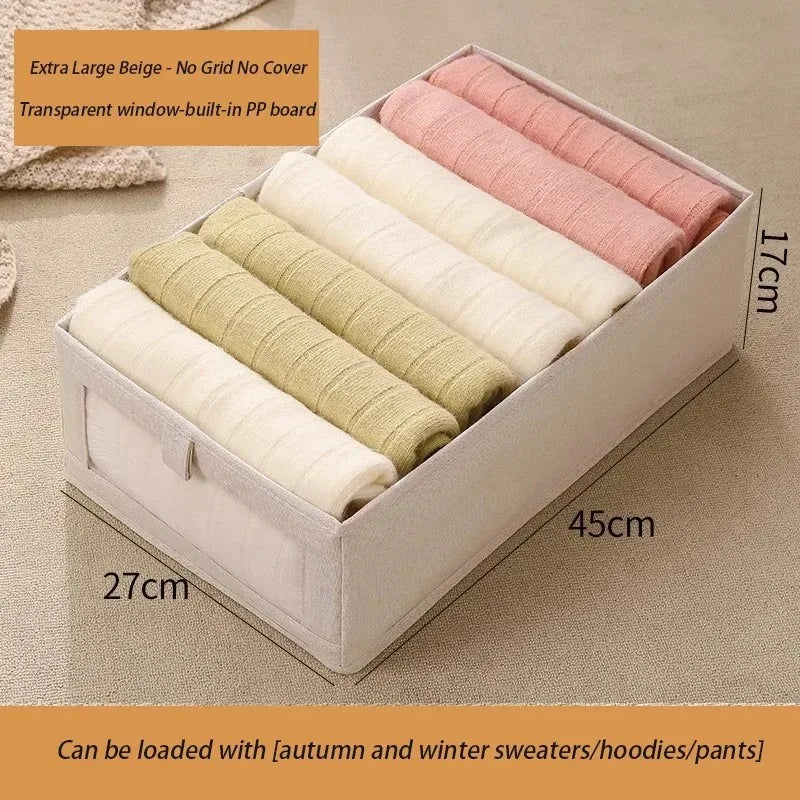 Visible Wardrobe Storage Box – Clothes Drawer Organizer