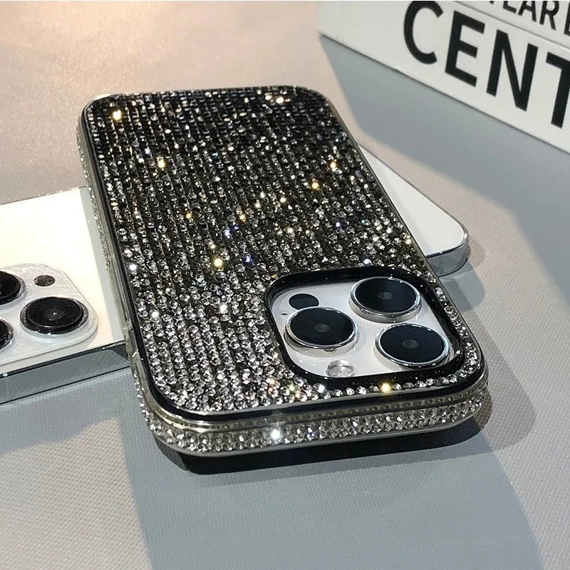 Luxury Shiny Diamond Bumper Case – Sparkling Frame Cover