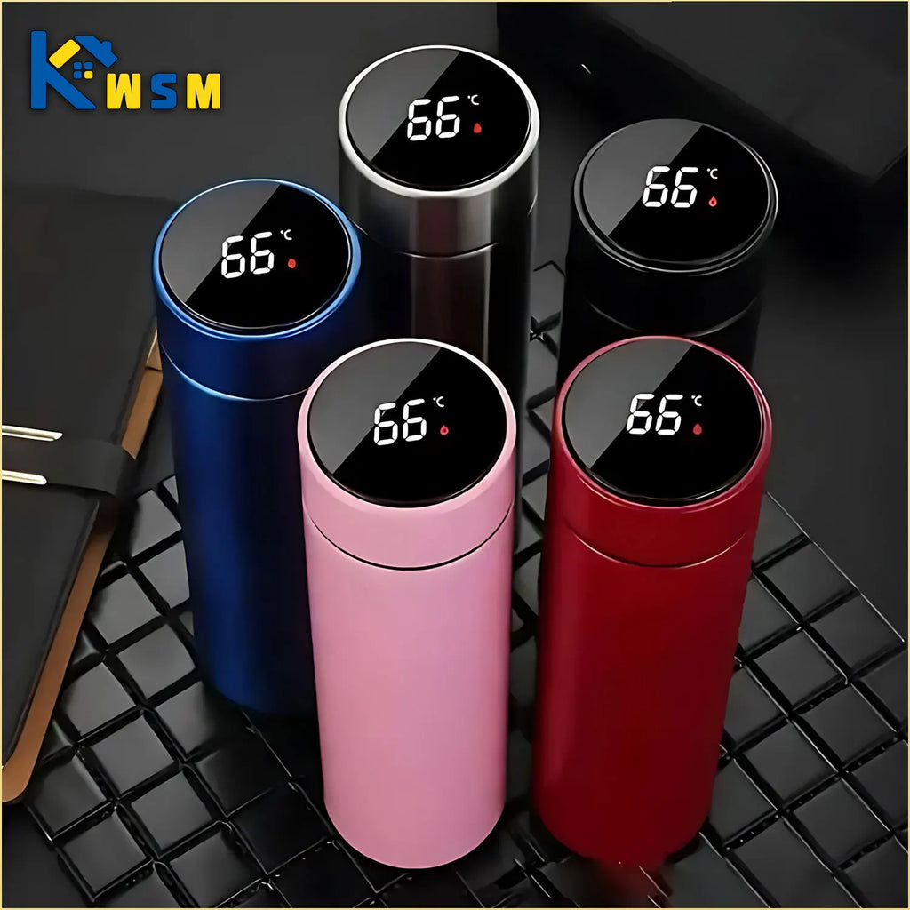 500ML Smart Temperature Display Thermos – Stainless Steel Vacuum Cup