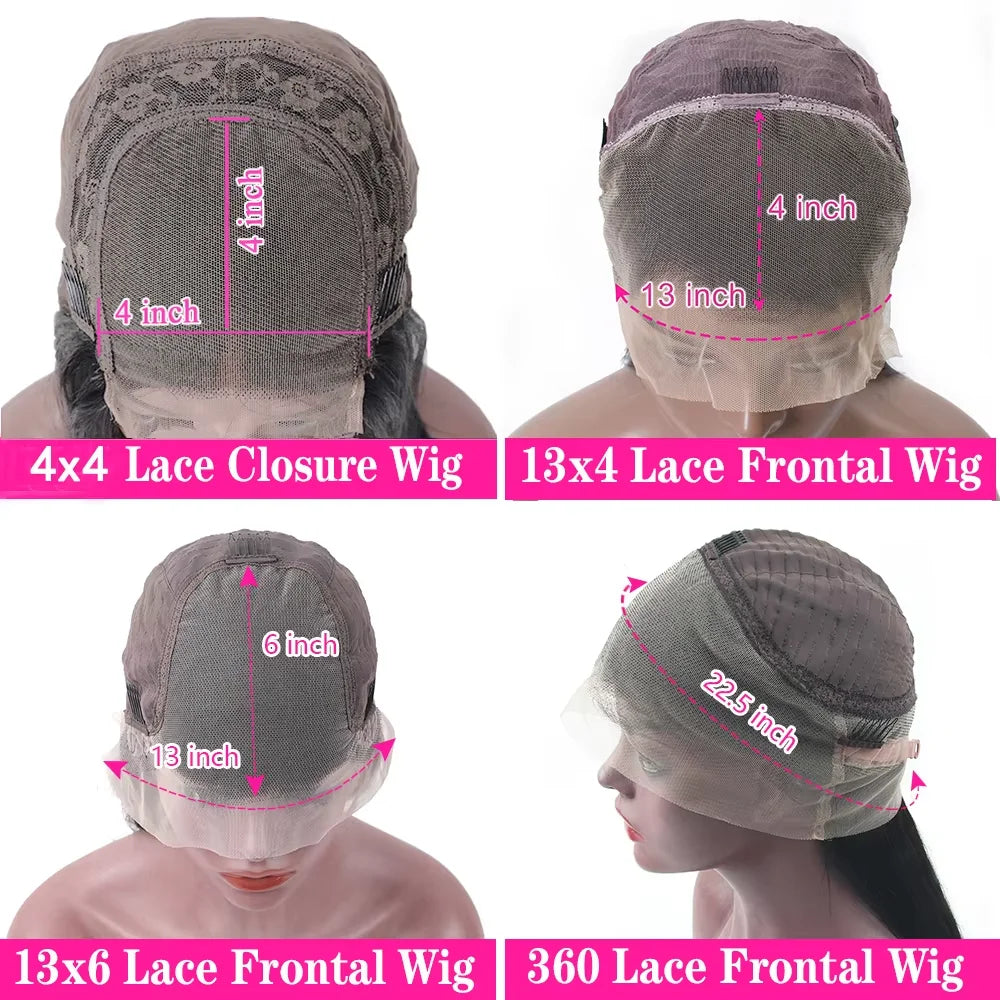 13x6 HD Lace Glueless Wig – Super Double Drawn Bone Straight