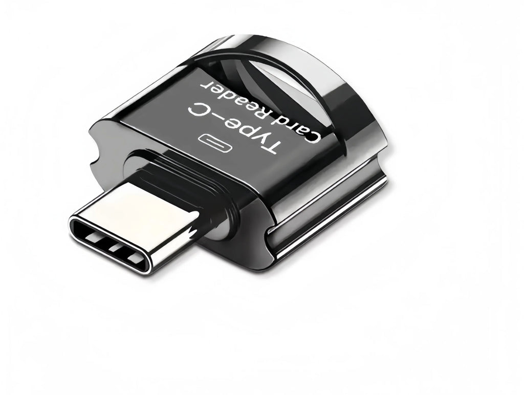 Type-C Micro SD Card Reader – USB-C TF Adapter with Keychain