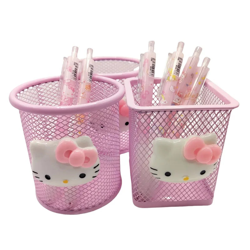 Cute Pink Character Pen Holder – Desktop Organizer