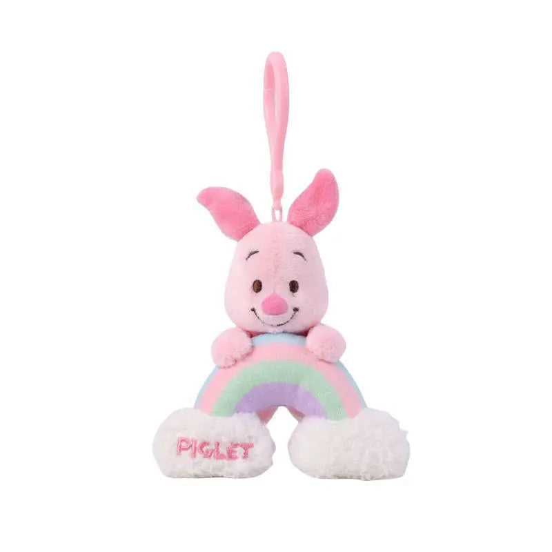 Strawberry Bear Plush Keychain Charm