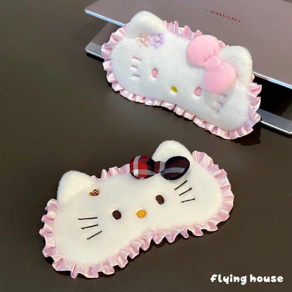 Sanrio Cute Cartoon Sleep Eye Mask – Soft Travel Blindfold