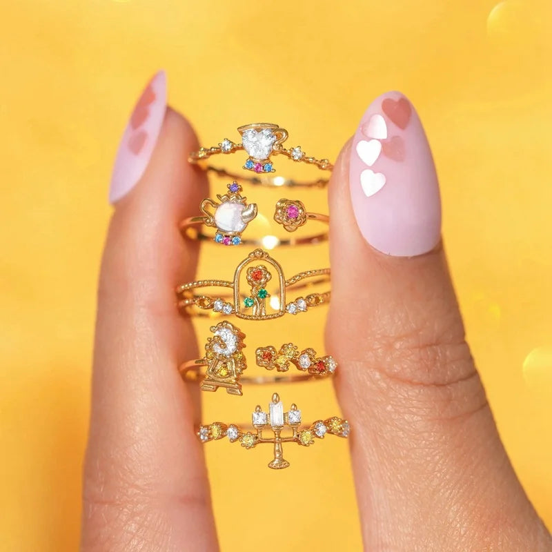 Bella Adjustable Gold Plated Ring