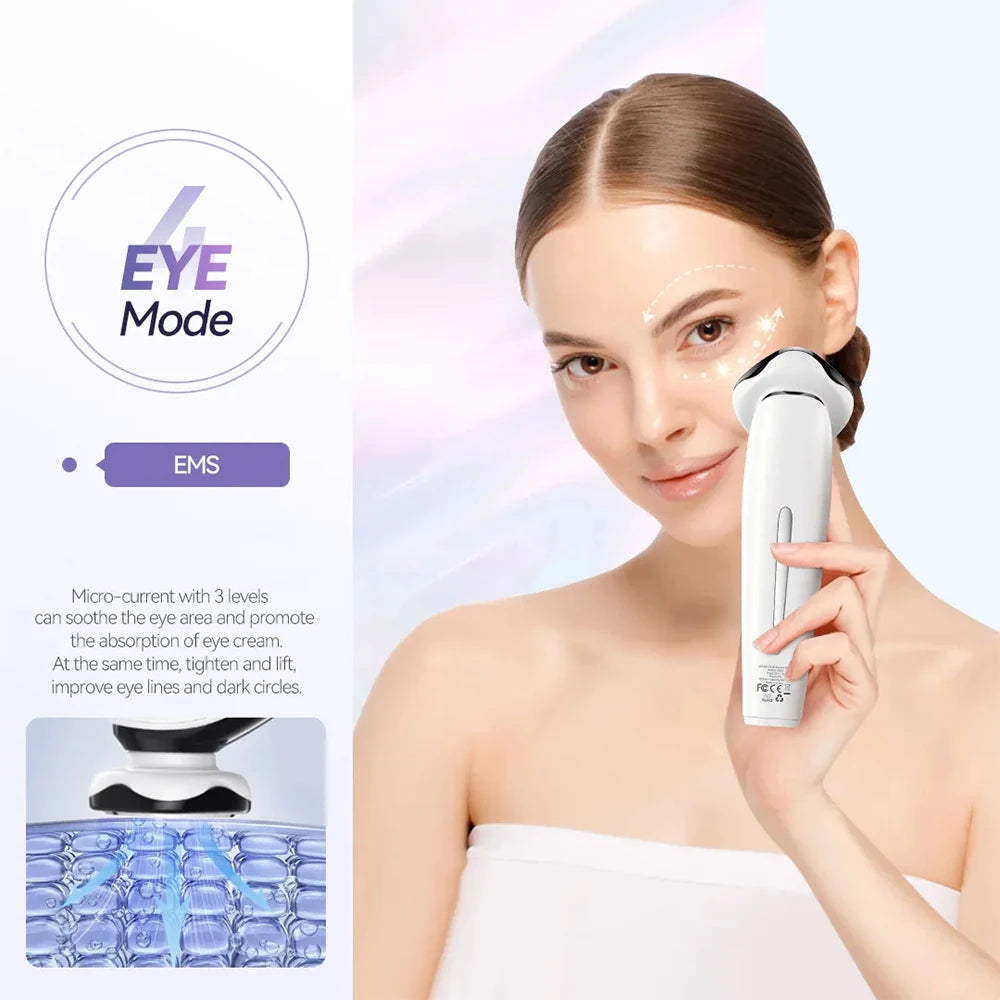 ANLAN EMS Facial Massager – LED Photon Skin Lifting & Deep Cleansing Beauty Device