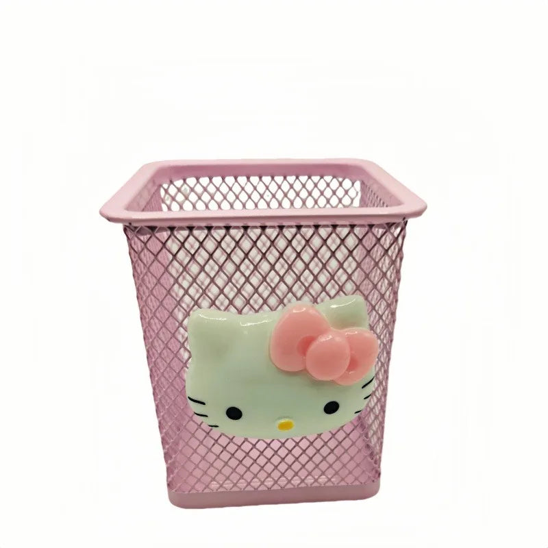 Cute Pink Character Pen Holder – Desktop Organizer