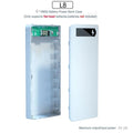 18650 Battery Power Bank Case – Dual USB & Type-C DIY Shell