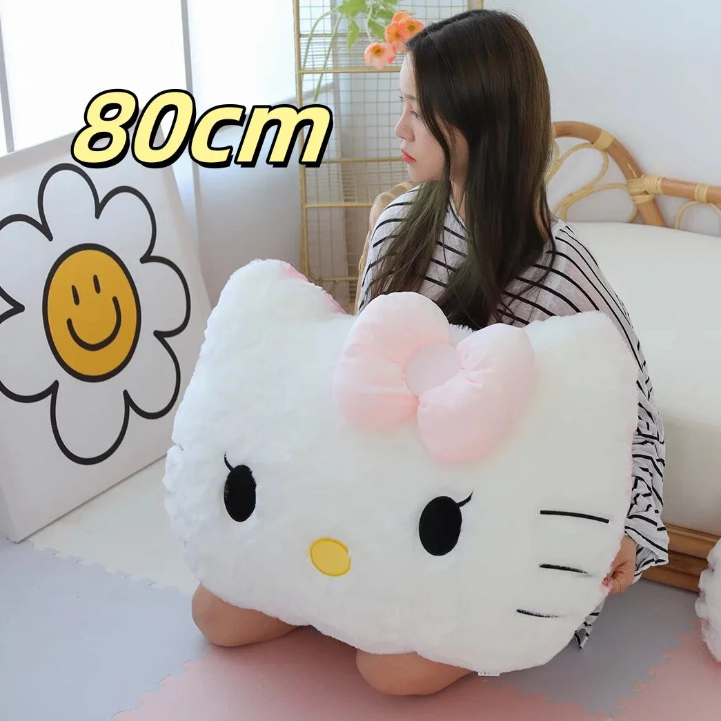 Sanrio Cute Plush Character Hug Pillow – Soft Back Cushion
