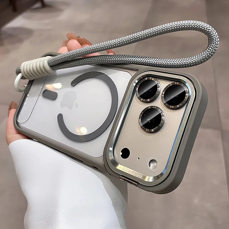 MagSafe Camera Bracket Case – Wrist Strap & Lens Cover