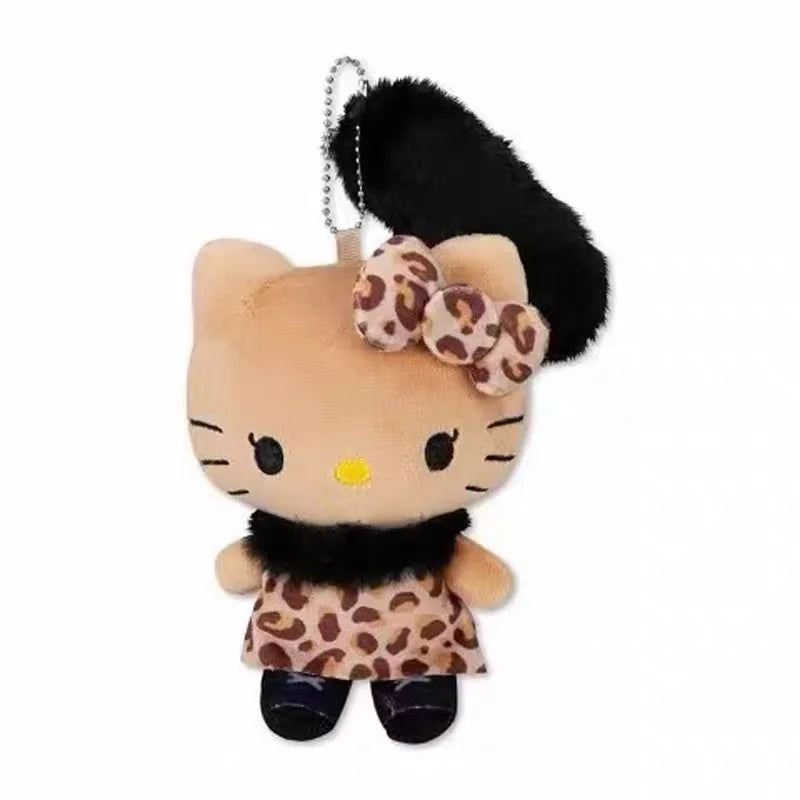 Hello Kitty Y2K Leopard Plush Bag Charm