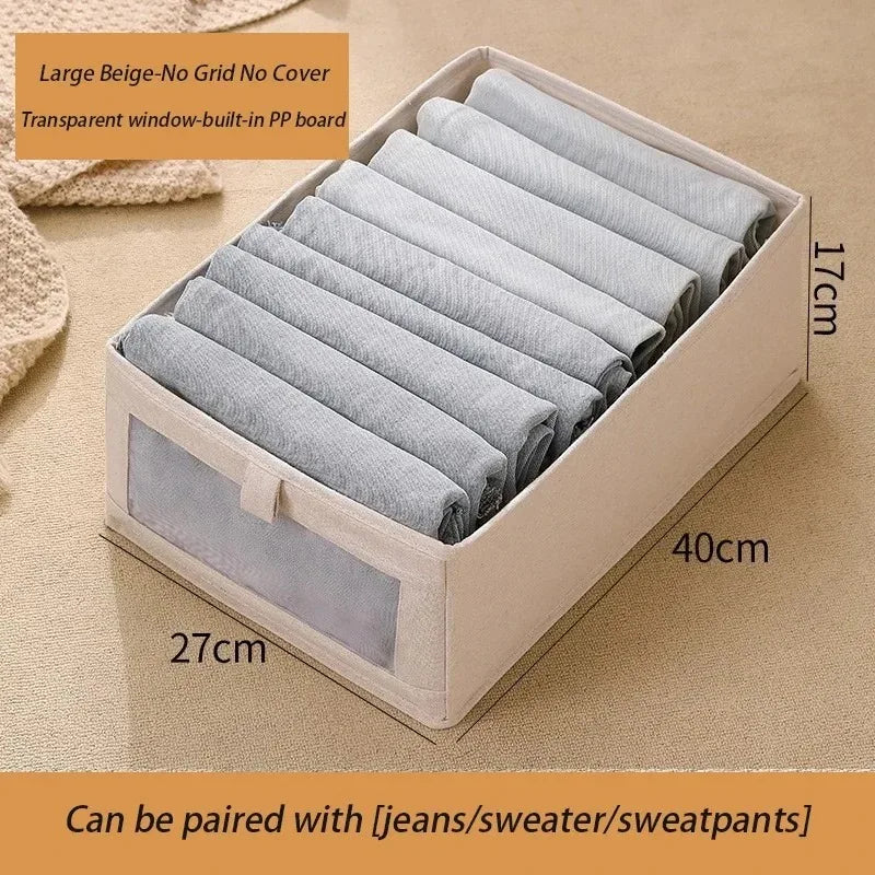 Visible Wardrobe Storage Box – Clothes Drawer Organizer