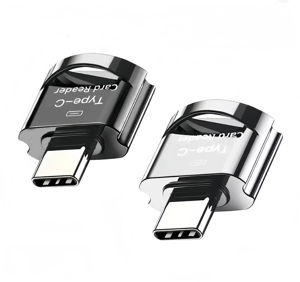 Type-C Micro SD Card Reader – USB-C TF Adapter with Keychain