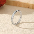 Clair Rectangle Moissanite Band