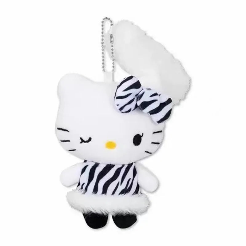 Hello Kitty Y2K Leopard Plush Bag Charm