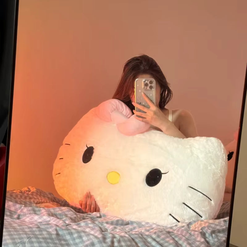 Sanrio Cute Plush Character Hug Pillow – Soft Back Cushion