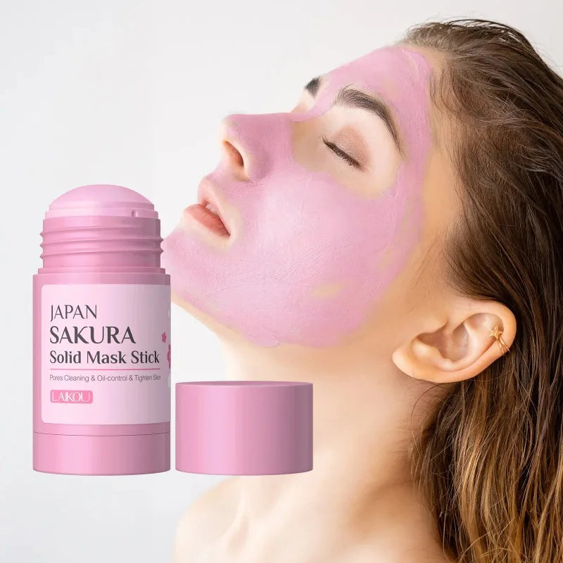 Sakura Cleansing Mask Stick – Pore Refining & Oil Control (40g)