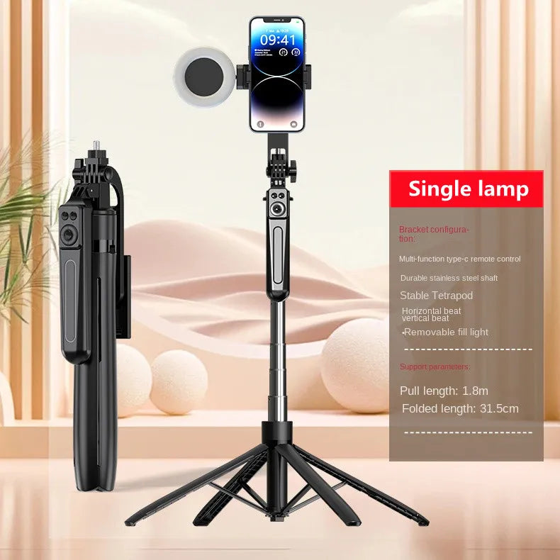 Wireless Tripod Stand with Bluetooth Remote – Smartphone Selfie Stick