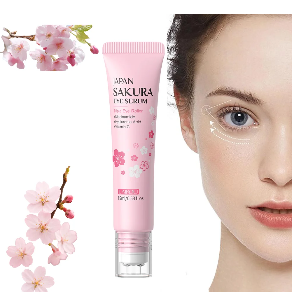 Sakura Eye Serum Roller – Hydrating & Smoothing (15ml)