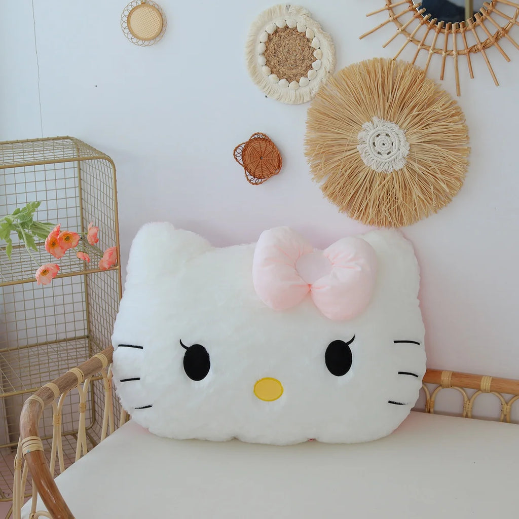 Sanrio Cute Plush Character Hug Pillow – Soft Back Cushion
