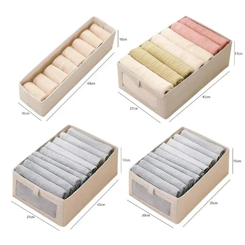 Visible Wardrobe Storage Box – Clothes Drawer Organizer