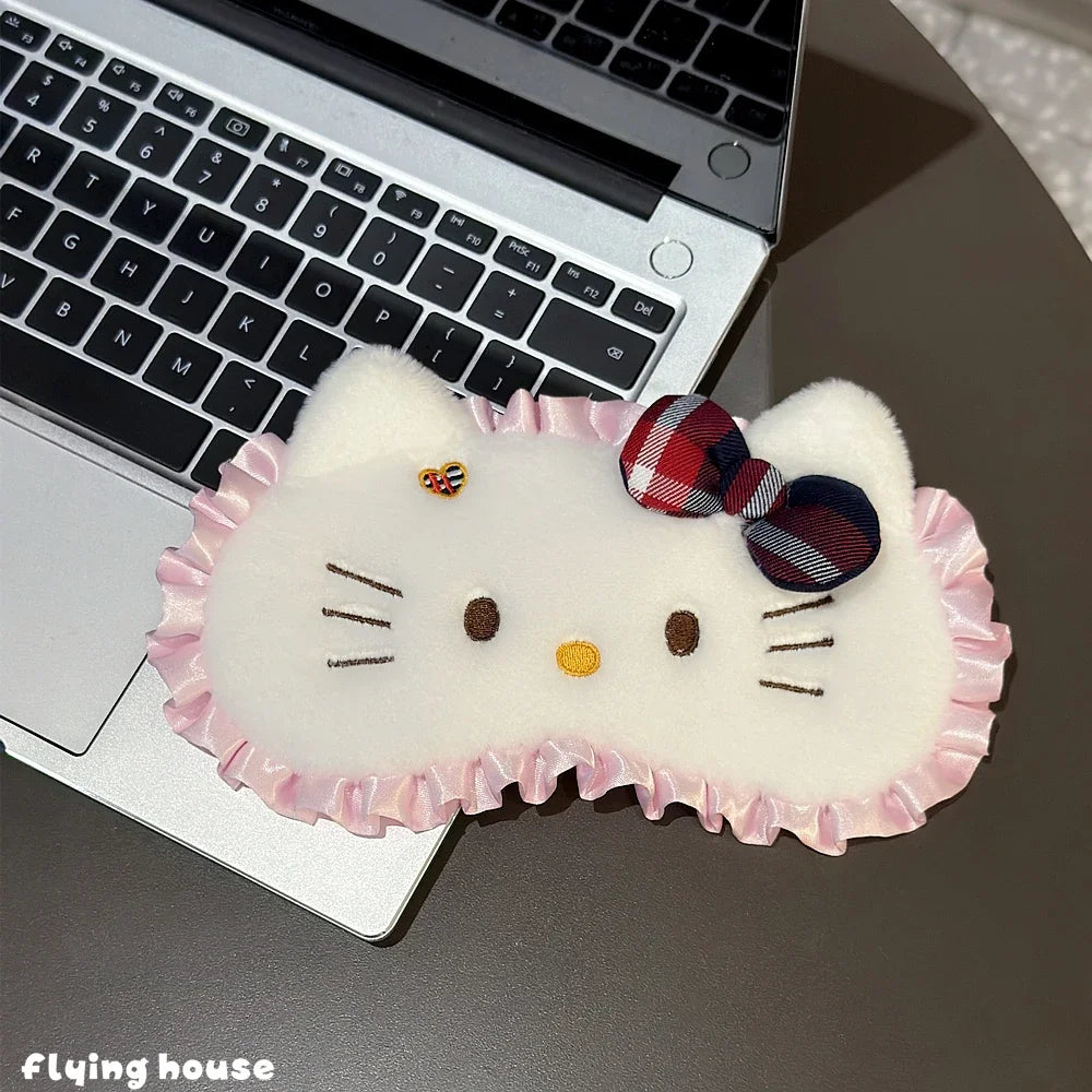 Sanrio Cute Cartoon Sleep Eye Mask – Soft Travel Blindfold