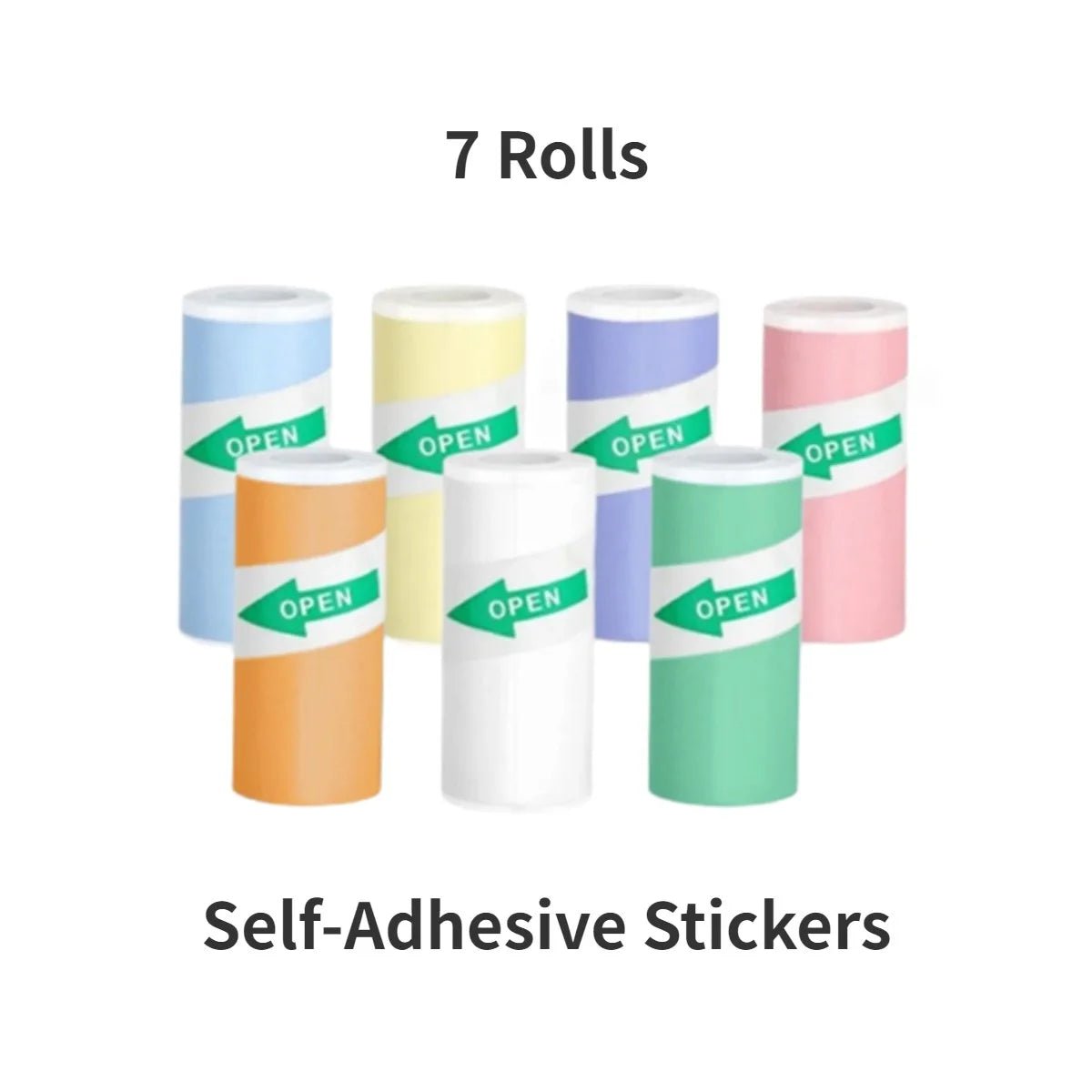 Mini Printer Thermal Sticker Paper 25x57mm