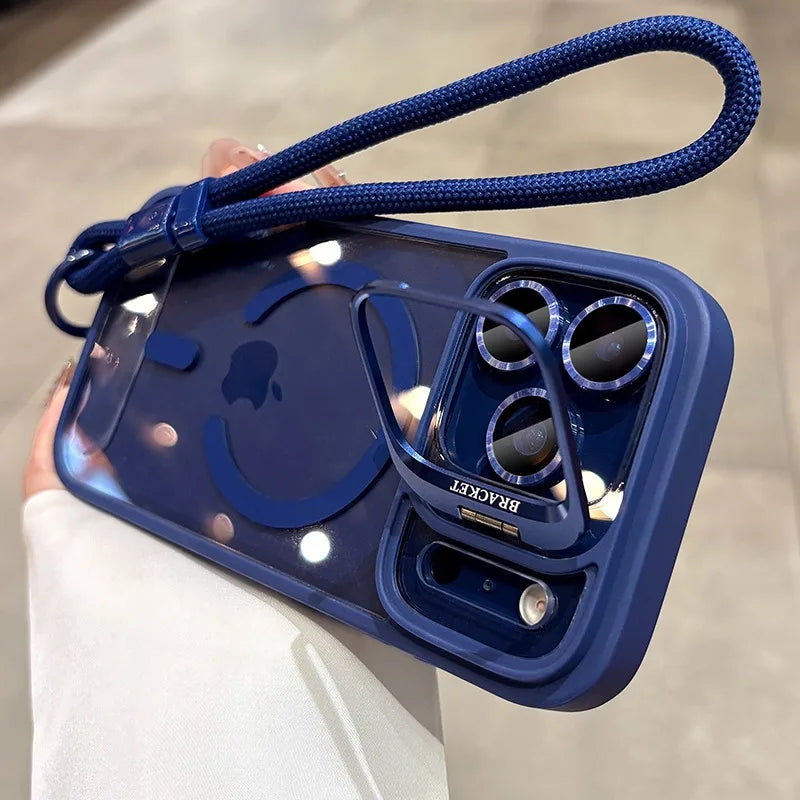 MagSafe Camera Bracket Case – Wrist Strap & Lens Cover