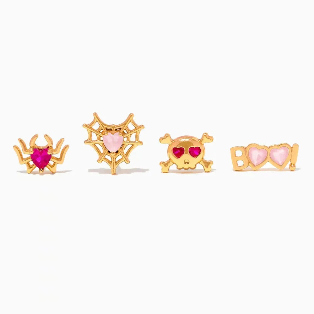 Luna Fantasy CZ Stud Earrings