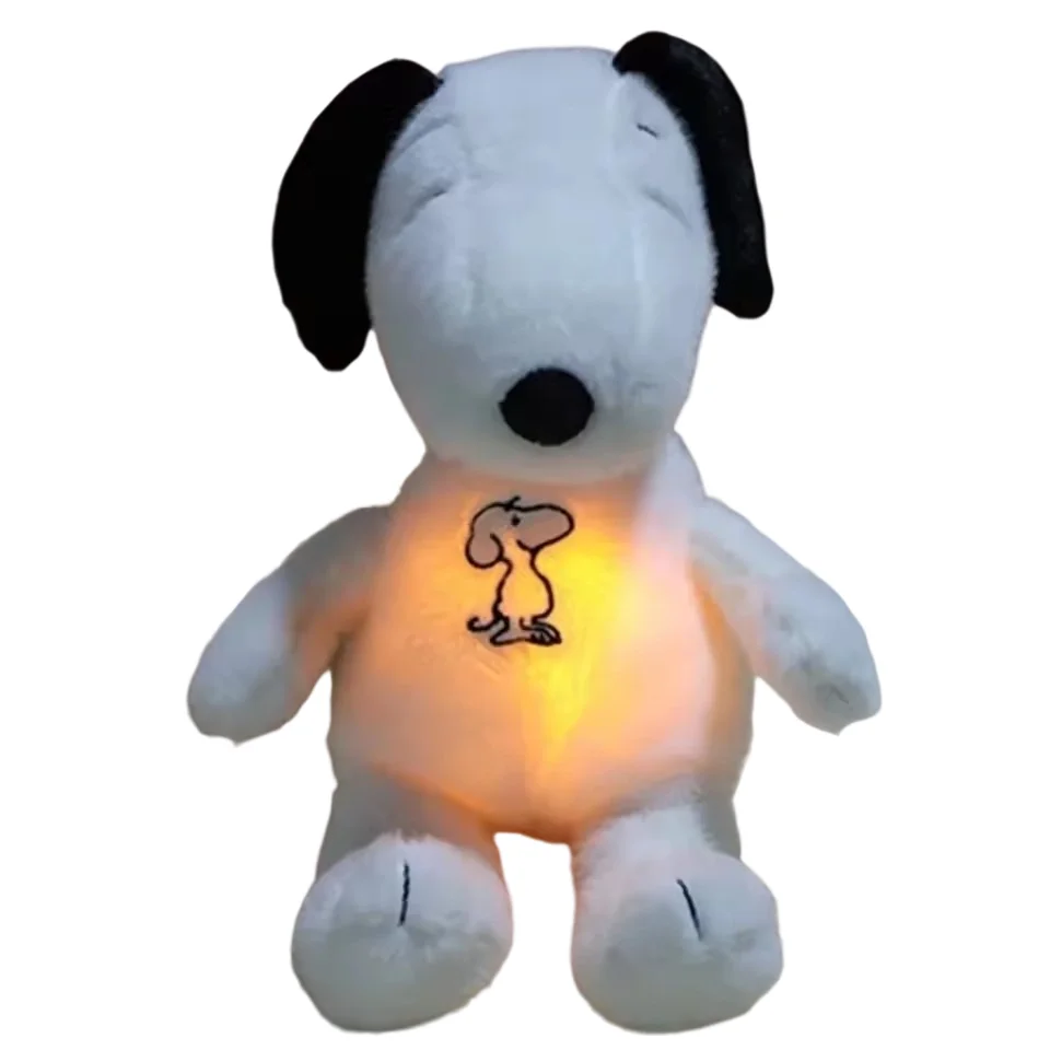 Baby Breathing Soothing Plush Toy – Music & Light Sleep Companion