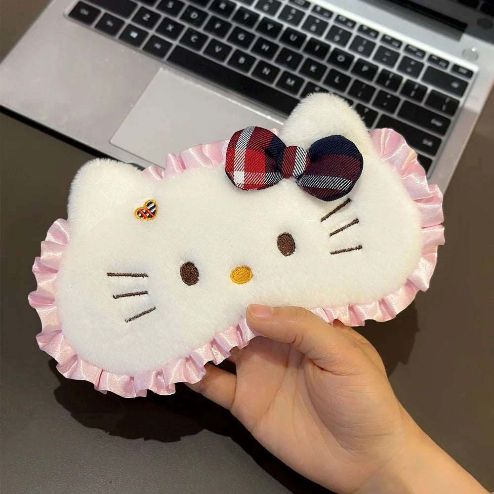 Sanrio Cute Cartoon Sleep Eye Mask – Soft Travel Blindfold