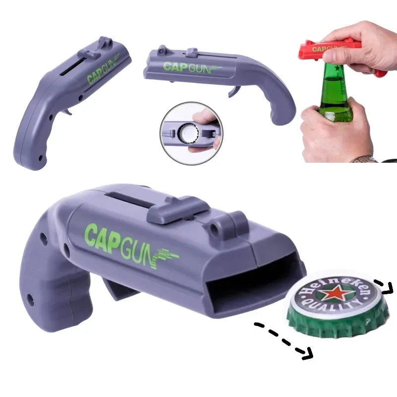 Bottle Cap Launcher Opener – Fun Party Bar Tool