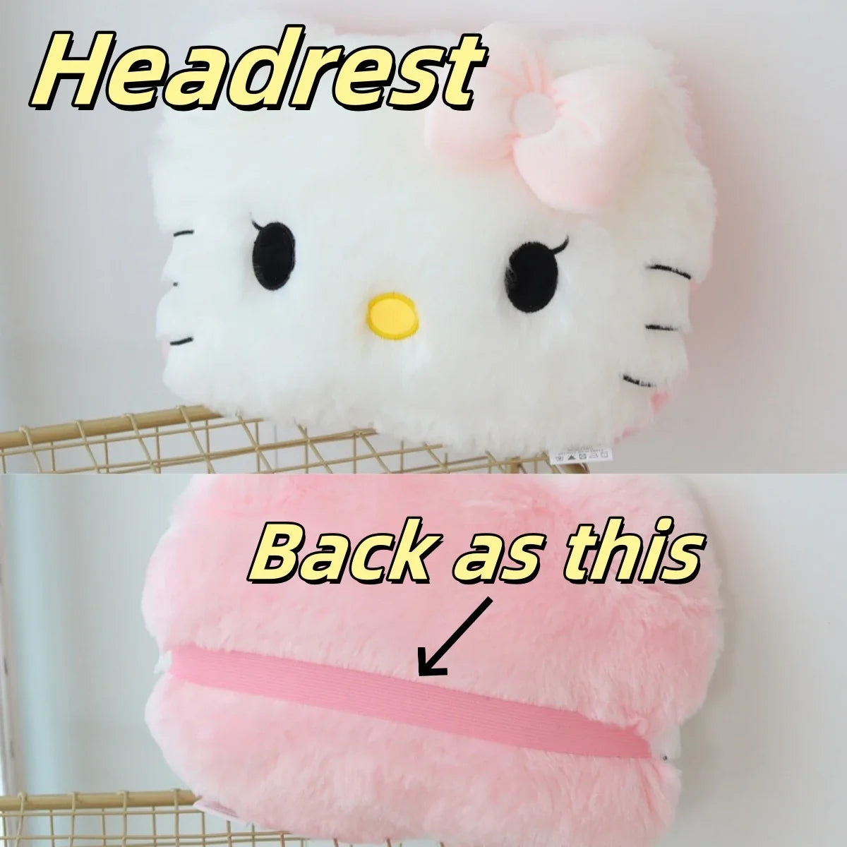 Sanrio Cute Plush Character Hug Pillow – Soft Back Cushion