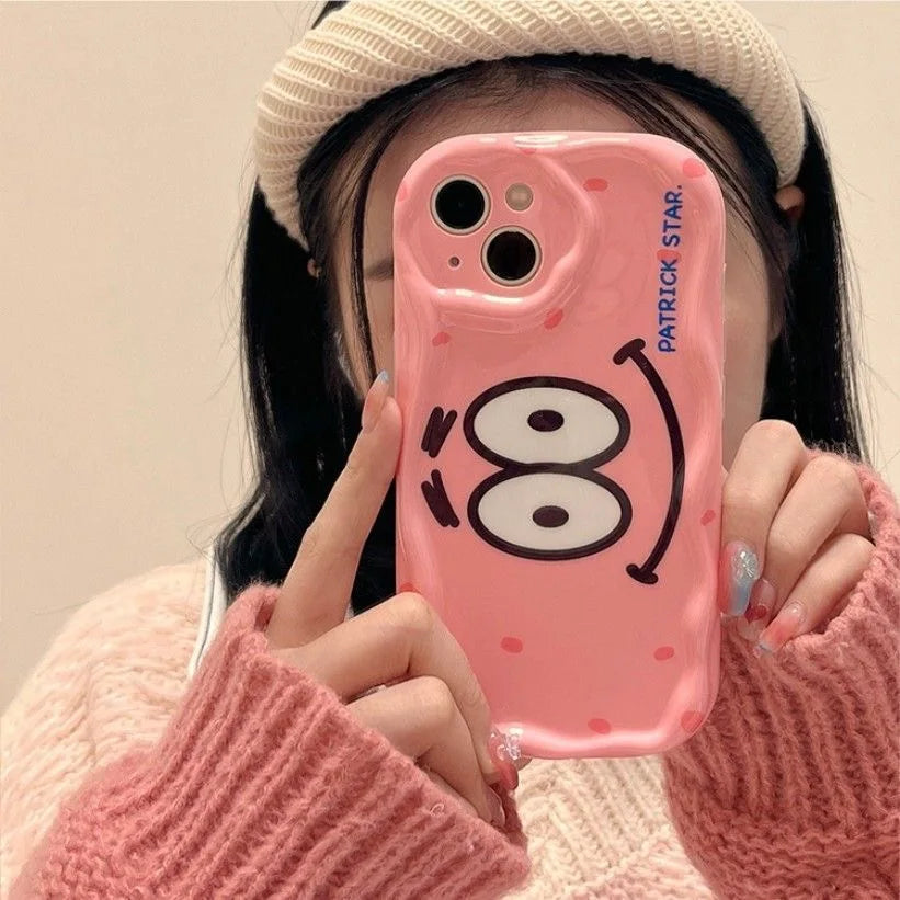 Sponge Cartoon Wave TPU Case – Soft Protective Cover