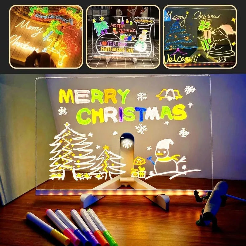 LED Acrylic Message Board Night Light