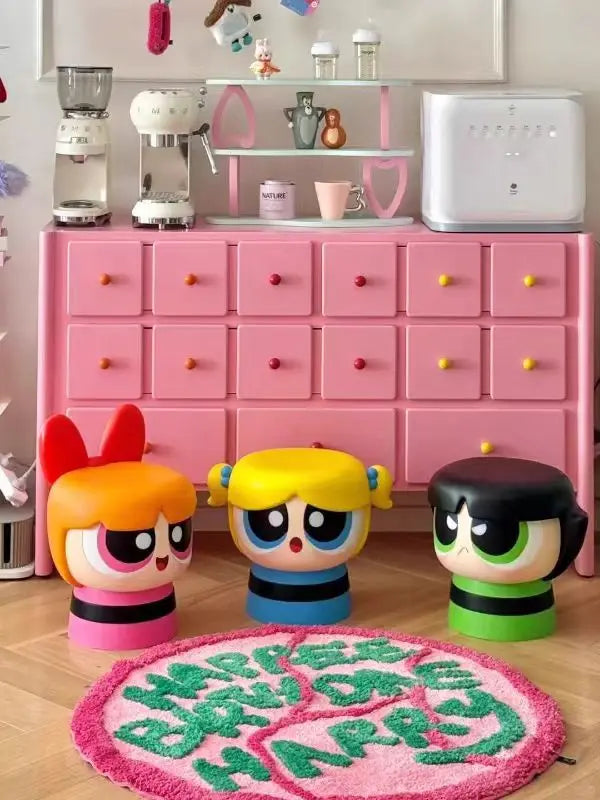 Powerpuff Girls Plush Stool