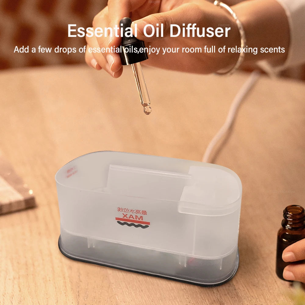 LED Flame Aroma Humidifier – Essential Oil Diffuser